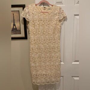BLVD Cream Lace Dress